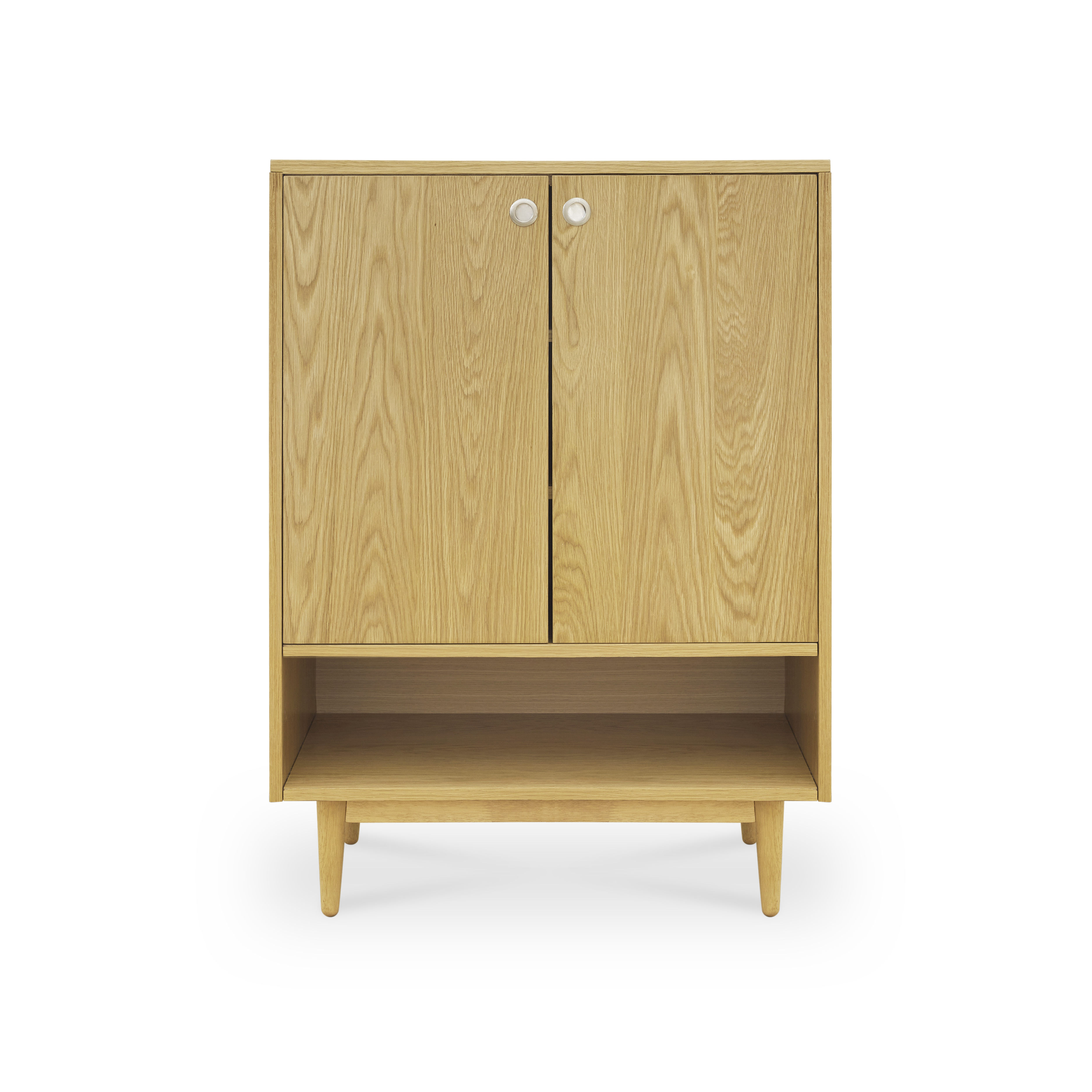 (As-is) Kirika Shoe Cabinet - Oak - 2