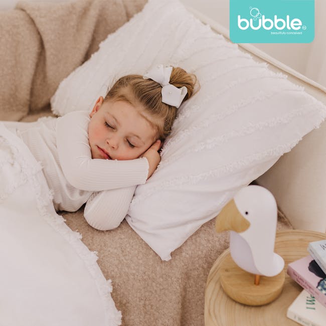 Bubble Toucan Night Light - 6 - White, cozy, soft, comfortable, serene, peaceful, resting, sleeping, child, young, delicate