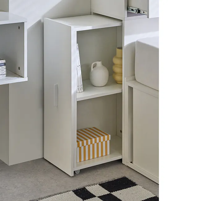 Jayne Storage Super Single Storage Bed - White - 10