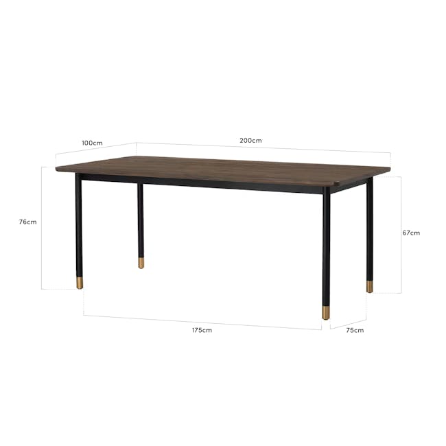 (As-is) Helios Dining Table 2m - 11