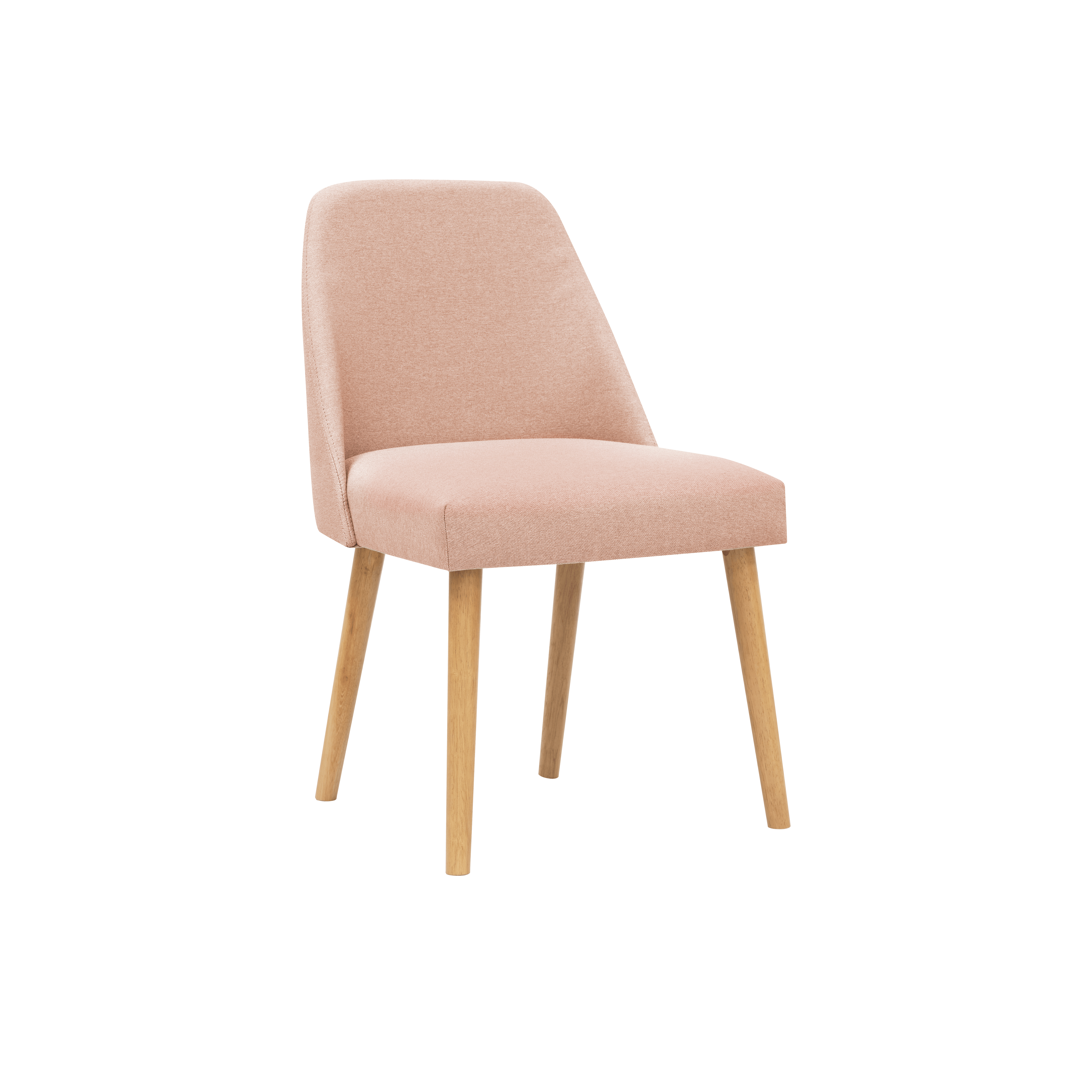 pink dining chair with arms