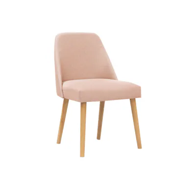 Miranda Chair - Natural, Peach Pink