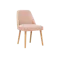 Miranda Chair - Natural, Peach Pink