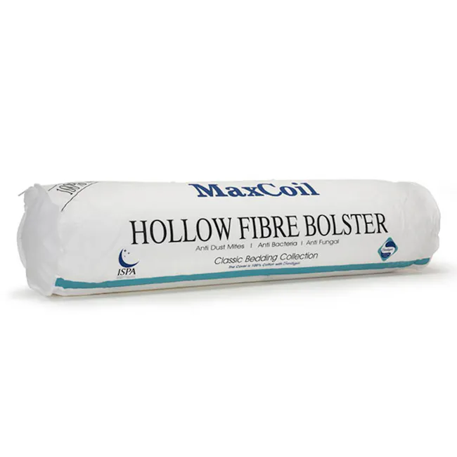 MaxCoil Classic Bedding Hollow Fibre Fill Bolster - 1 - MaxCoil, Hollow Fibre Bolster, Anti Dust Mites, Anti Bacteria, Anti