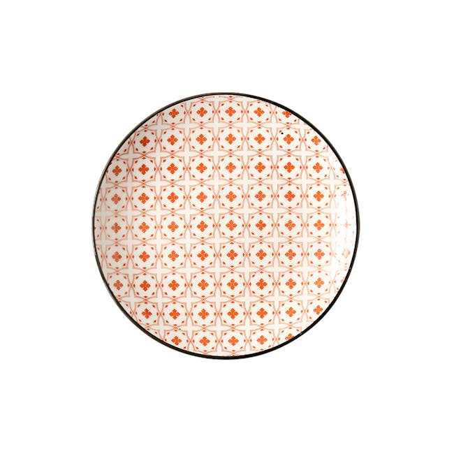 Table Matters Crisscross Red Plate (3 Sizes) - 0