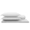 Erin Bamboo Fitted Sheet 4-pc Set - Cloudy White (4 sizes) - 0