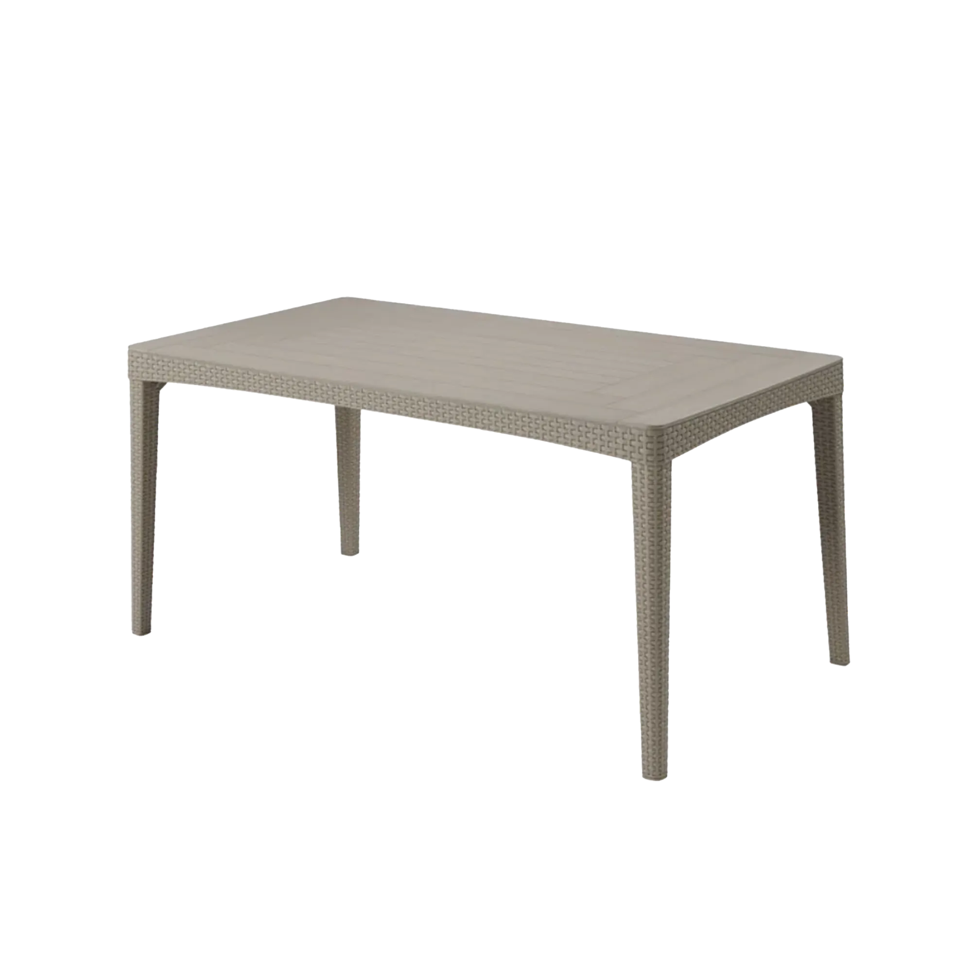 Girona Outdoor Dining Table 1.6m with 4 Tisara Chair Set - Cappucino - 10