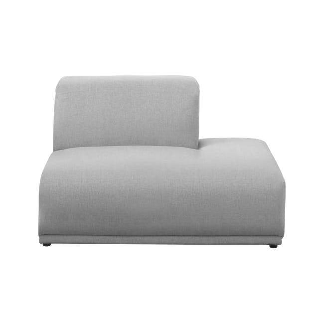 Milan Duo Extended Sofa - Slate (Fabric) - 1