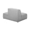 Milan Duo Extended Sofa - Slate (Fabric) - 4