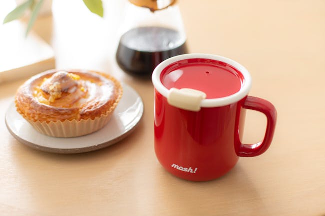 Mosh Latte Mug Cup 430ml - Red - 1