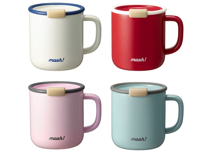 Mosh Latte Mug Cup 430ml - Red - 9