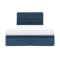 ESSENTIALS Queen Headboard Storage Bed - Denim (Fabric) - 0