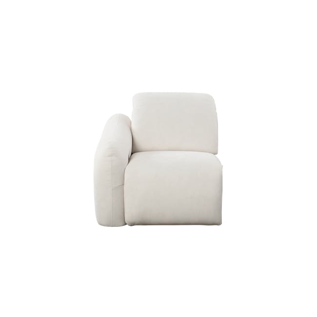 Harmony 2 Seater Power Recliner Sofa - Pearl River (Scratch Resistant) - Zero Wall - 27 - Cream sofa, minimalist design