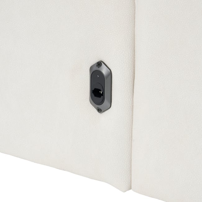 Harmony 2 Seater Power Recliner Sofa - Pearl River (Scratch Resistant) - Zero Wall - 14 - Smart home device, security