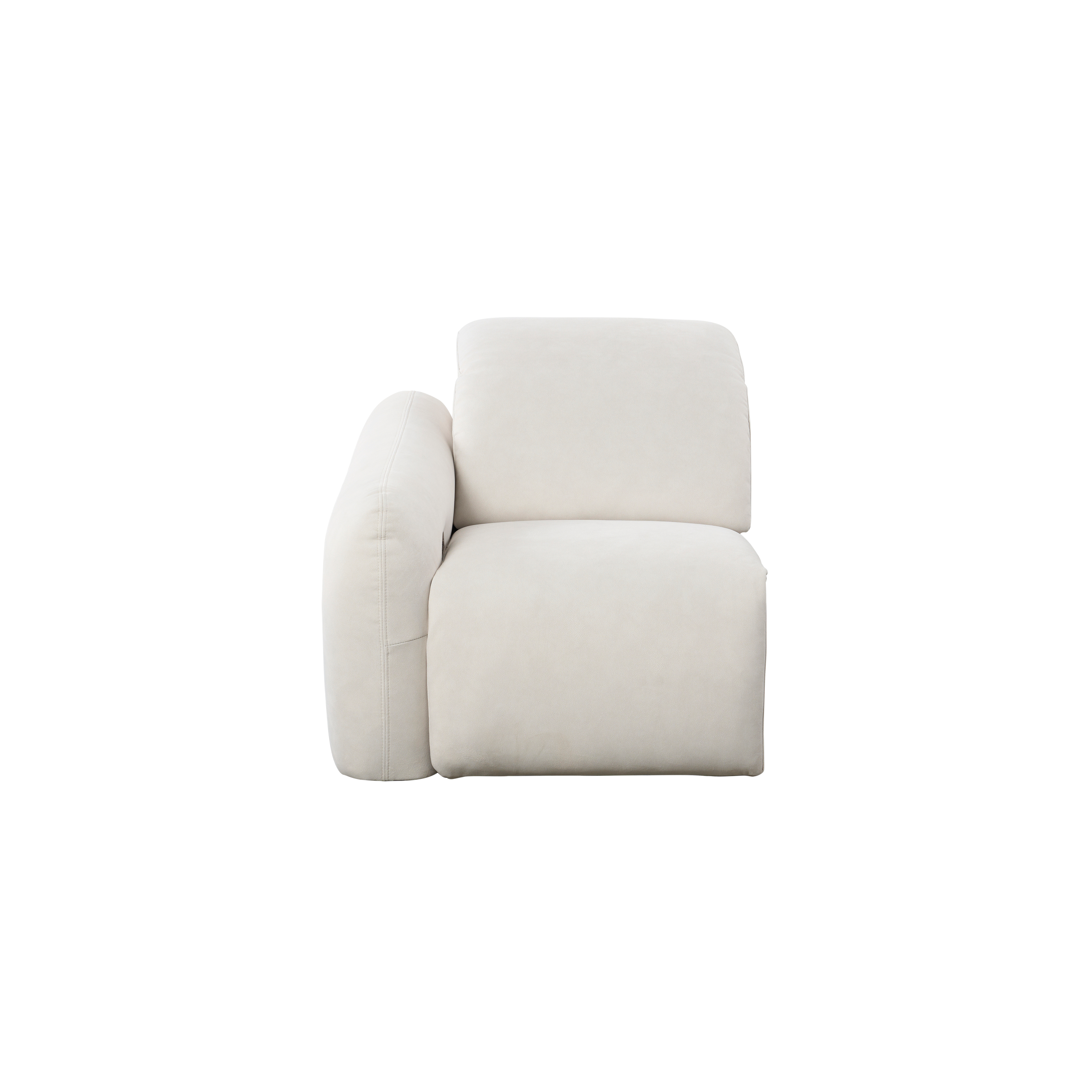 Harmony Left Arm Power Recliner Unit - Pearl River (Scratch Resistant)