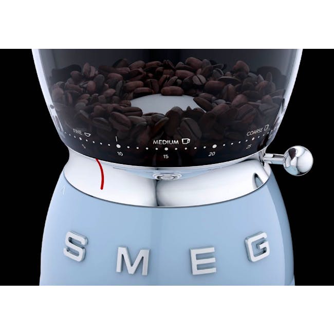 SMEG Coffee Grinder - Pastel Blue - 2