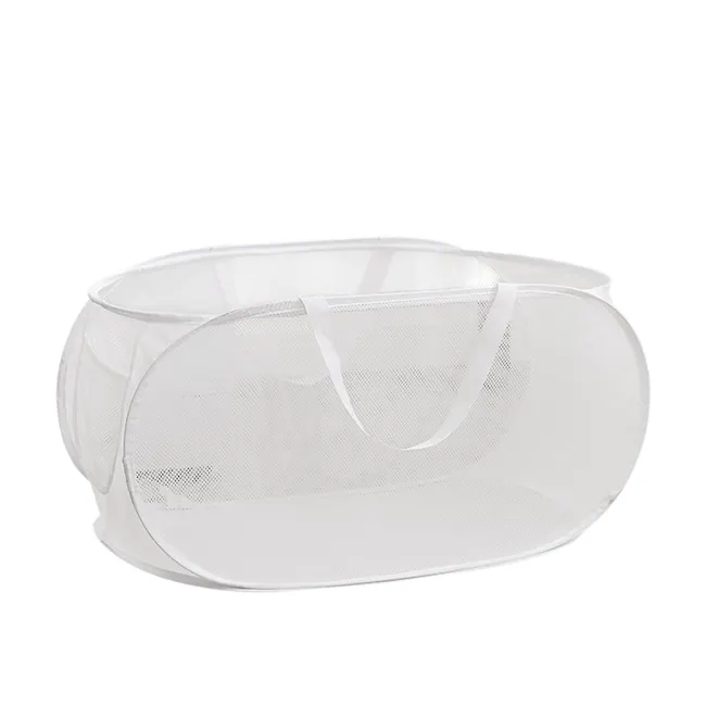 ESSENTIALS Laundry Mesh Carry Bag - White - 1
