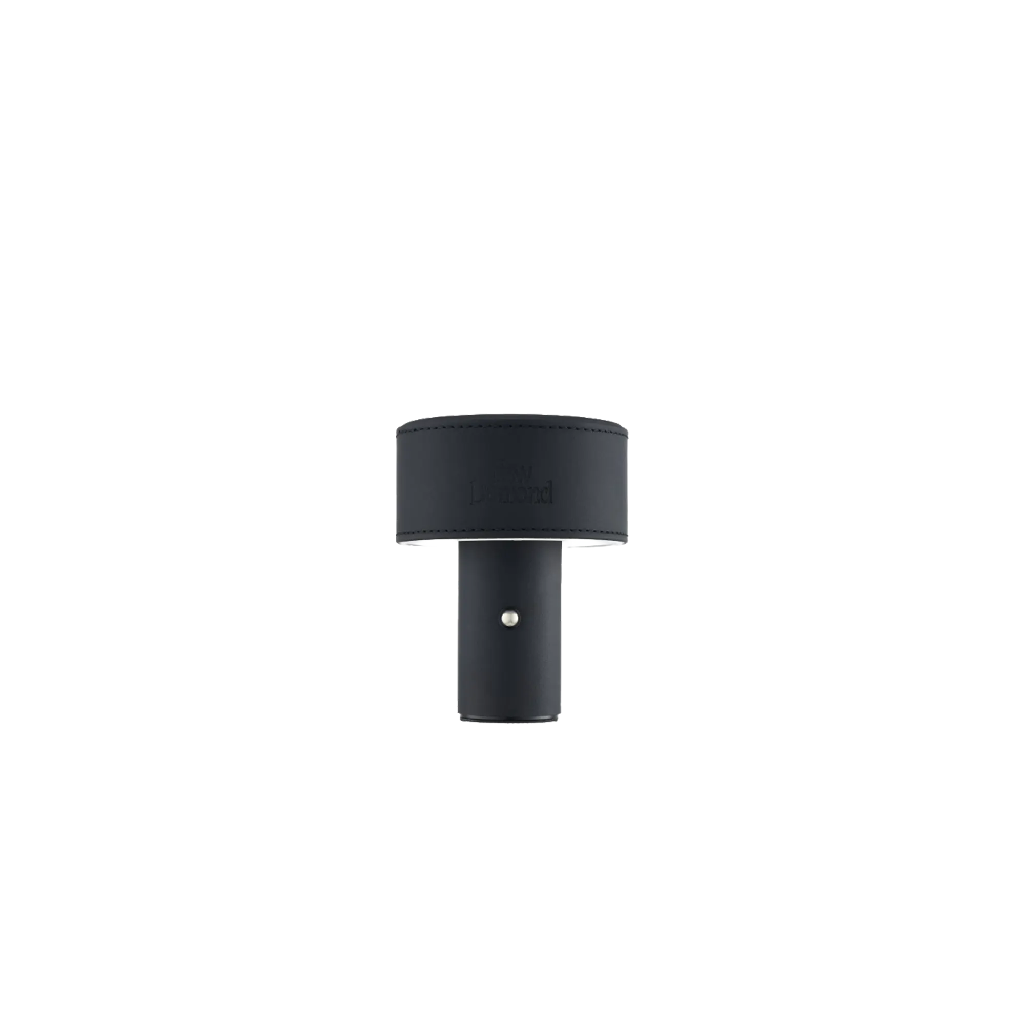 New Demand LED Table Lamp - Black (Faux Leather)