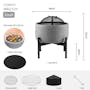 Flame Master  Convo Grill BBQ Pit Small - 6