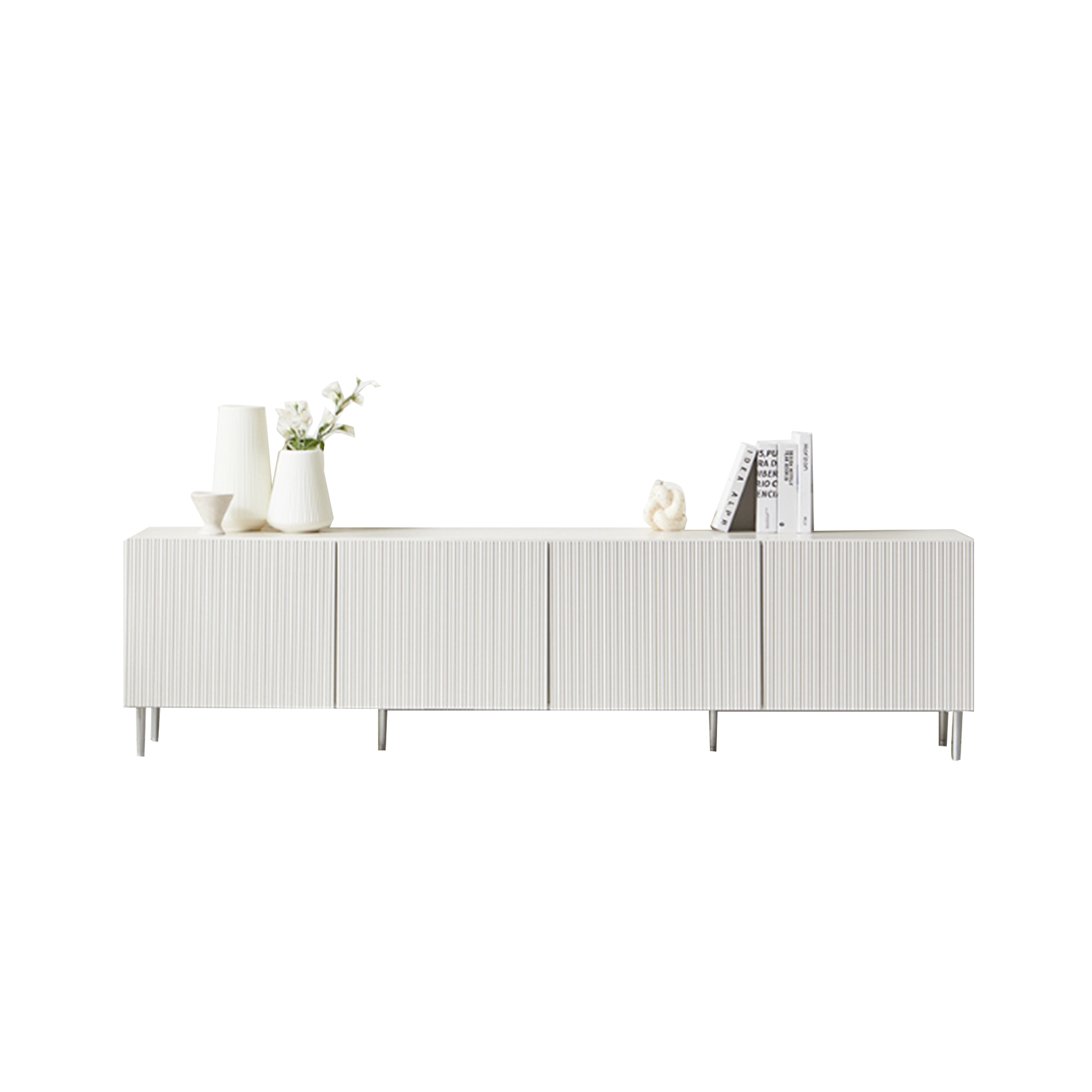 Misha TV Console 2m - Cream White