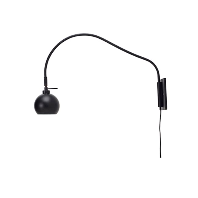 Slug Wall Lamp - Matte Black - 0
