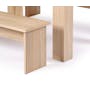 (As-is) Mila Dining Set - 1.4m Table and 2 Benches - 18