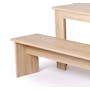 Mila Dining Set - 1.4m Table and 2 Benches - 4