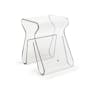 Magino Stool with Magazine Rack - Clear - 6