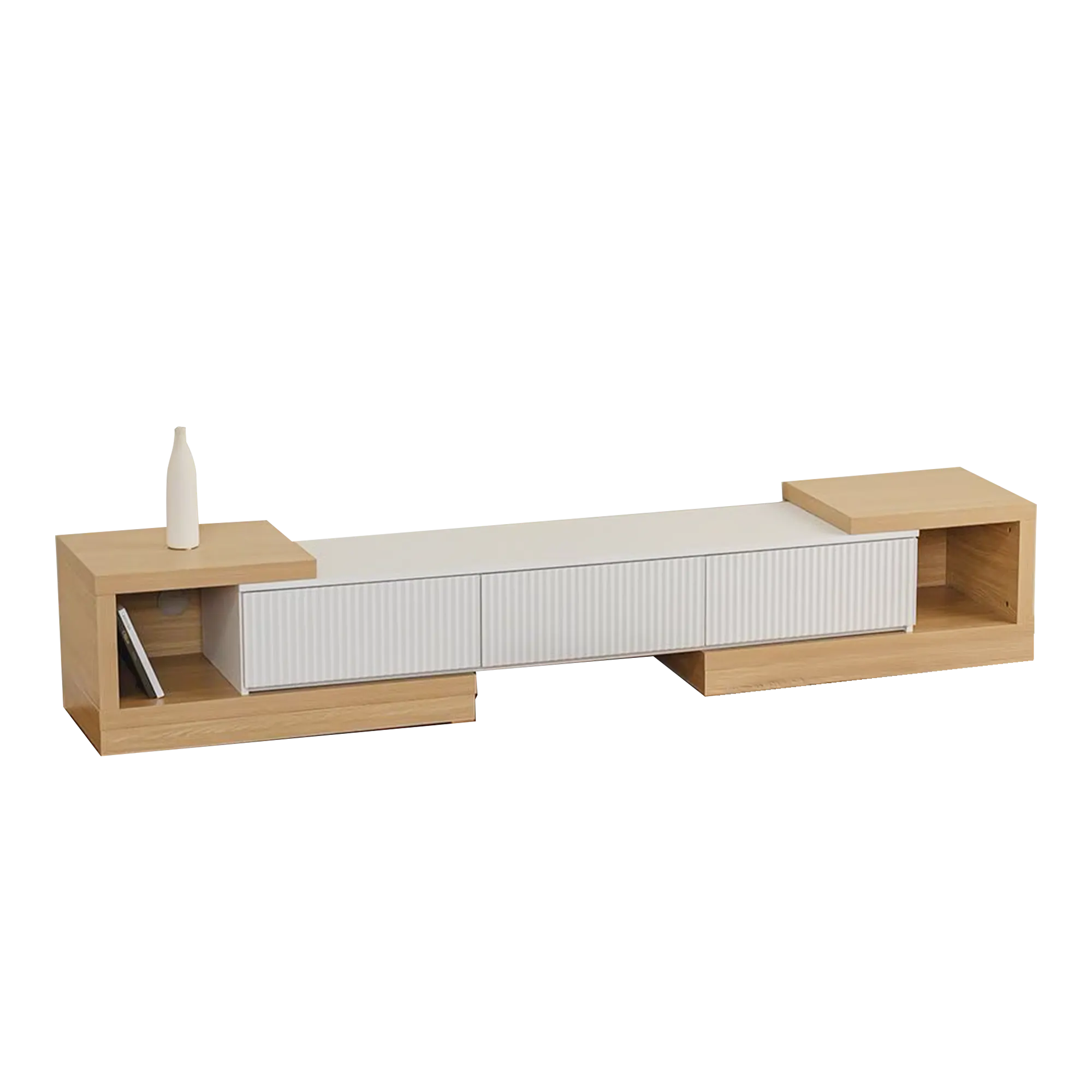 Heden Extendable TV Console 1.6m-2.4m - Oak