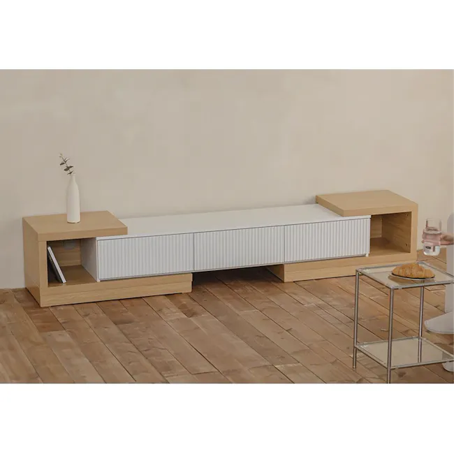 Heden Extendable TV Console 1.6m-2.4m - Oak - 6