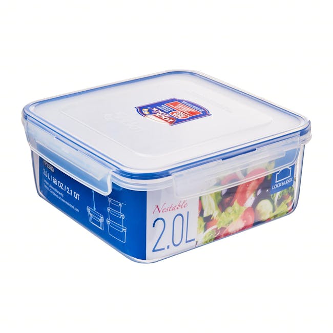 LocknLock Nestable Square Food Container (5 Sizes) - 6