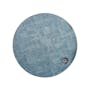 Patches Round Placemat - Blue (PVC) - 0