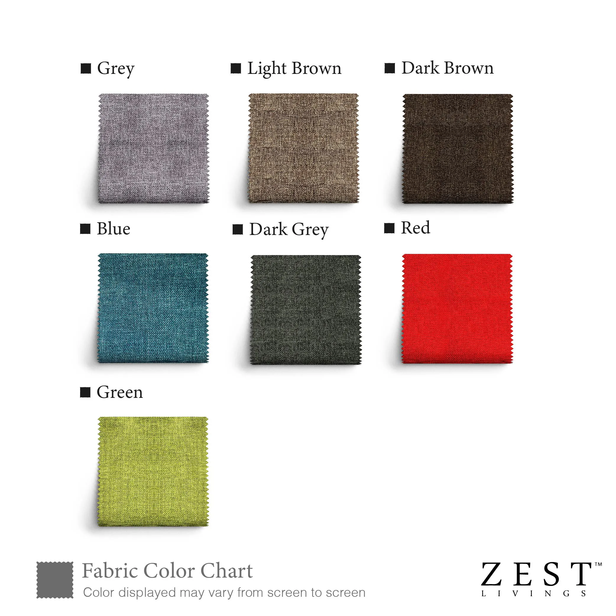 Rey Bean Bag - Dark Grey - 12 - Fabric colors, color variations, grey, light brown, dark brown, blue, dark grey, red, green