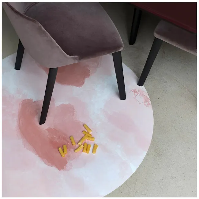 Toddlekind Prettier Round Splat Mat 1m - Sunrise - 6 - futuristic chair, modern furniture, artistic design, abstract floor
