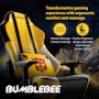 OSIM uThrone S Transformer Edition Gaming Chair with Customizable Massage - Bumble Bee - 1