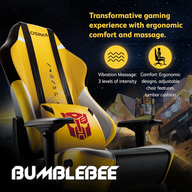 OSIM uThrone S Transformer Edition Gaming Chair with Customizable