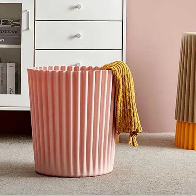 Ames Stackable Storage Stool - Baby Pink - 2