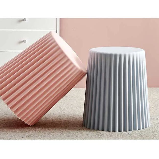 Ames Stackable Storage Stool - Baby Pink - 1