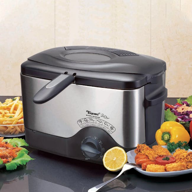 TOYOMI Deep Fryer with Stainless Steel Body 1.5L - DF 323SS - 1