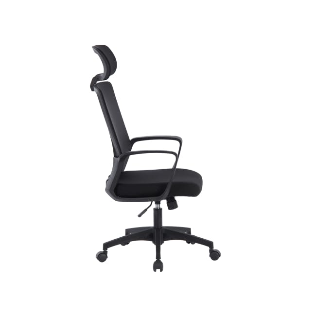 Warren High Back Office Chair - Black - 2