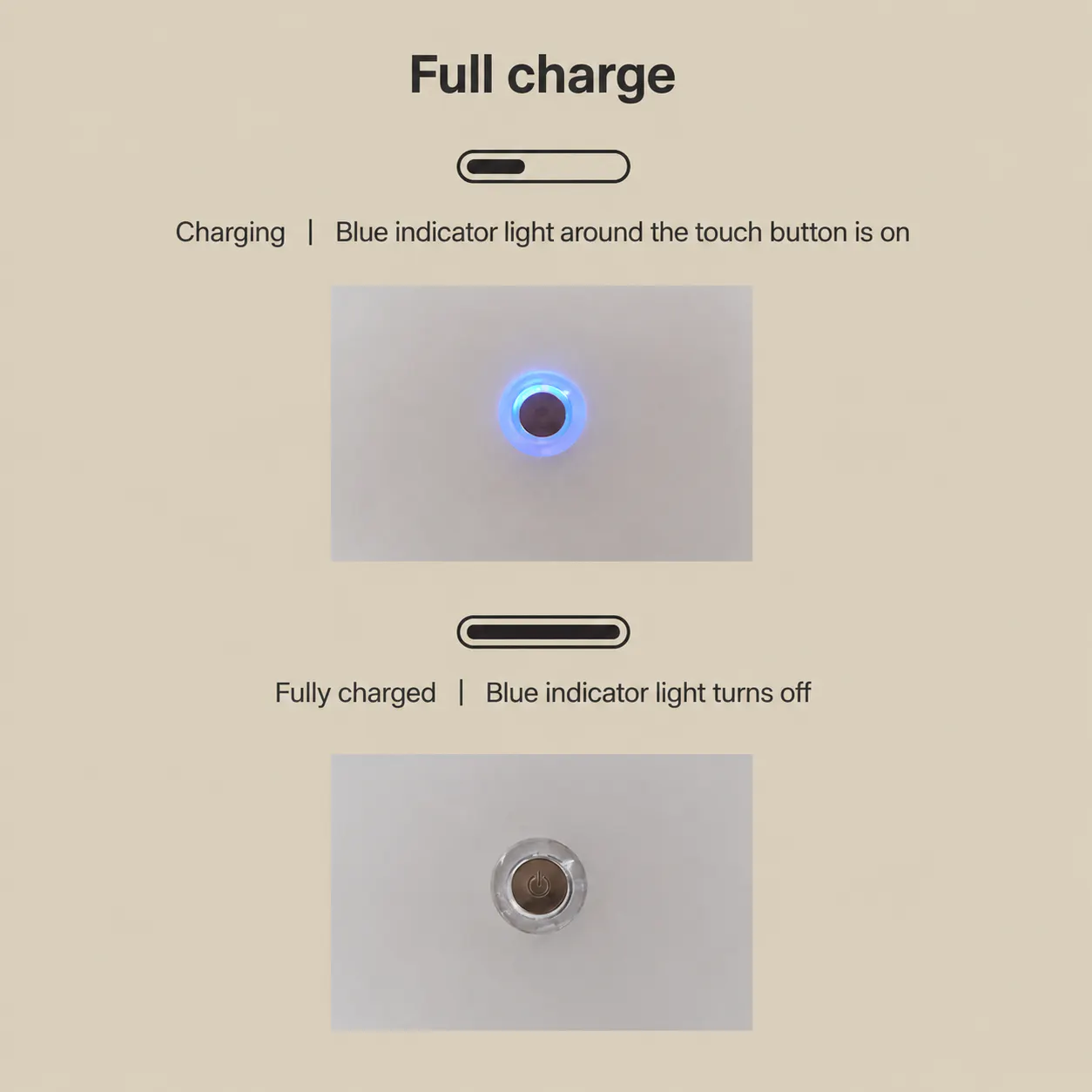Setons LED Table Lamp - Oat Beige - 9