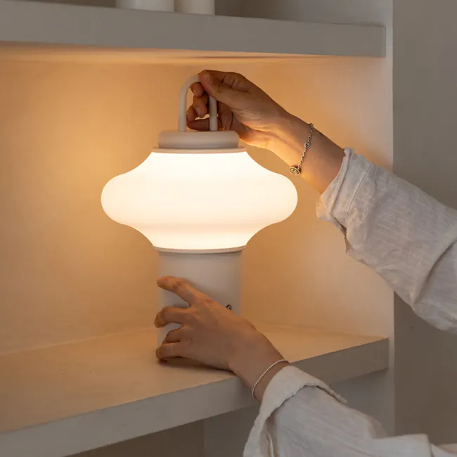 Setons LED Table Lamp - Oat Beige - 3