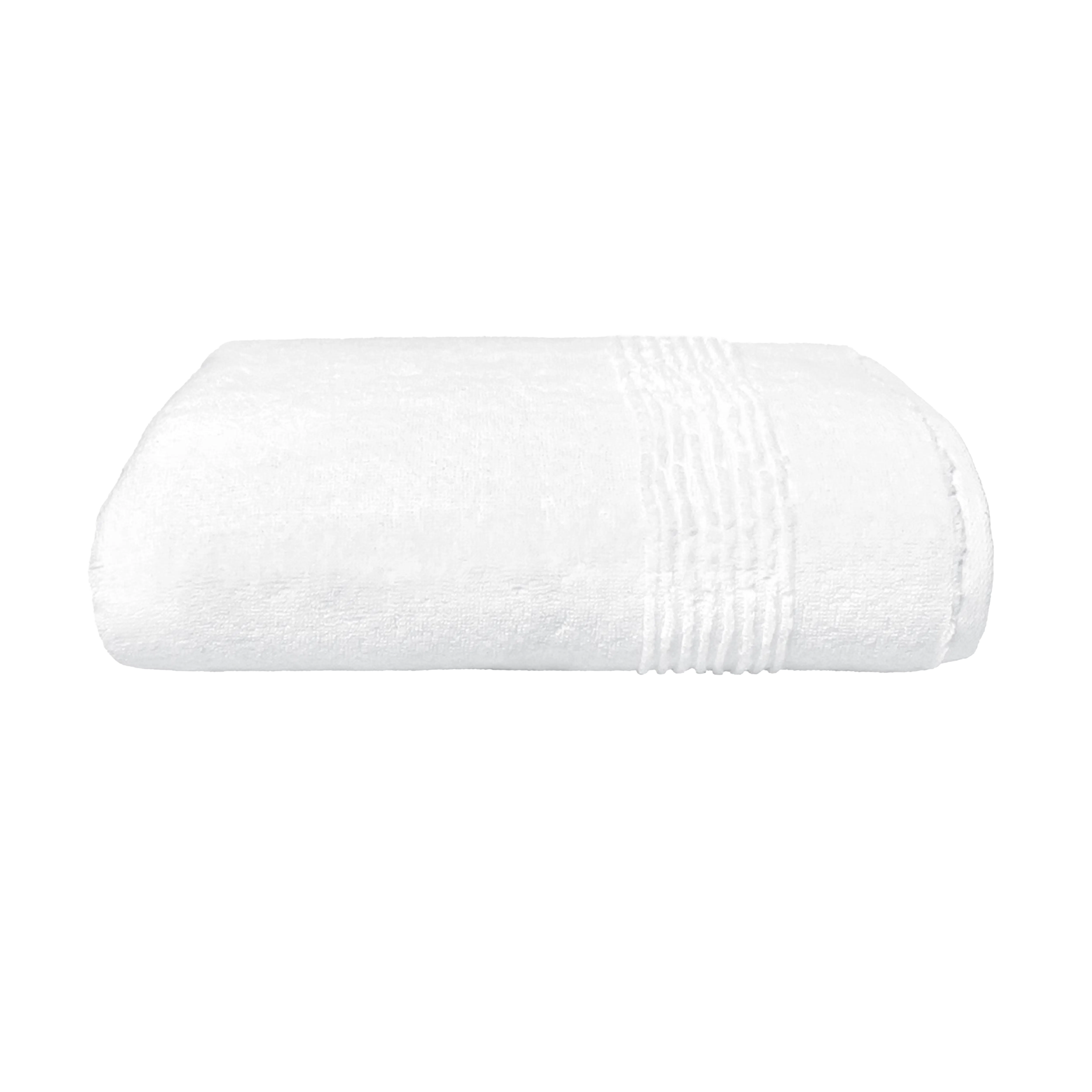 [Bundle of 2] Charles Millen RIVIERE Air - 100% Turkish Cotton Hotel Quality Bath Towel - Bright White