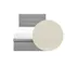 ESSENTIALS Single Headboard Storage Bed - Snow (Faux leather)