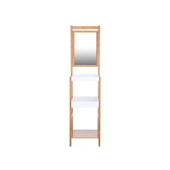 Evita 3 Tier Storage Rack with Mirror - 5