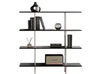 Bauhaus 4-Tier Display Shelf - Black
