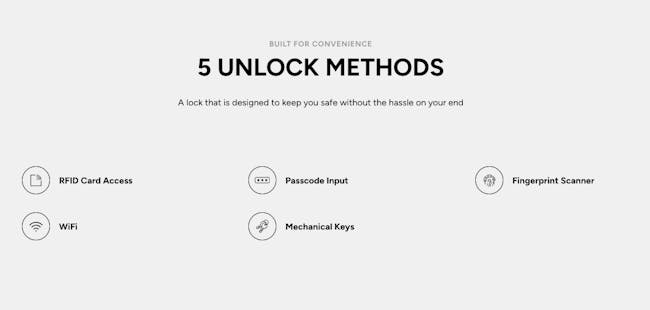 Luxus Vantage Digital Door Lock - 6