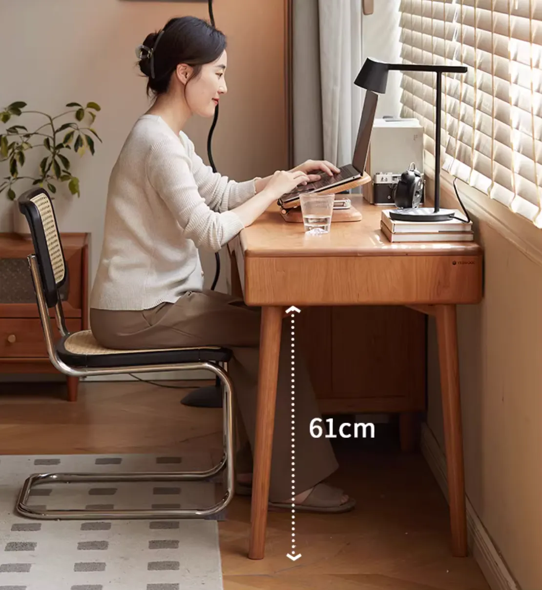Fang Extendable Study Table 1.2m-1.5m - 11