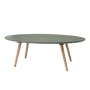 Carsyn Oval Coffee Table - Pickle Green - 5