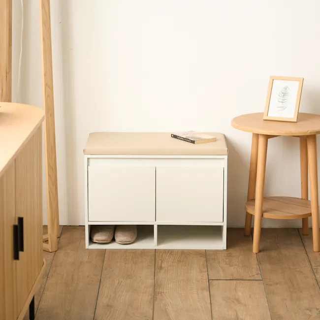 (As-is) Gabriel Shoe Storage Bench 0.6m - 12